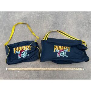 Vintage MLB Pittsburgh Pirates Duffel Gym Bag Old Logo 1990s SGA Stadium Issue